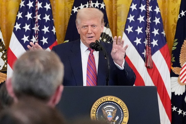 Trump verklagt das "Wall Street Journal".  | Foto: Alex Brandon/AP/dpa