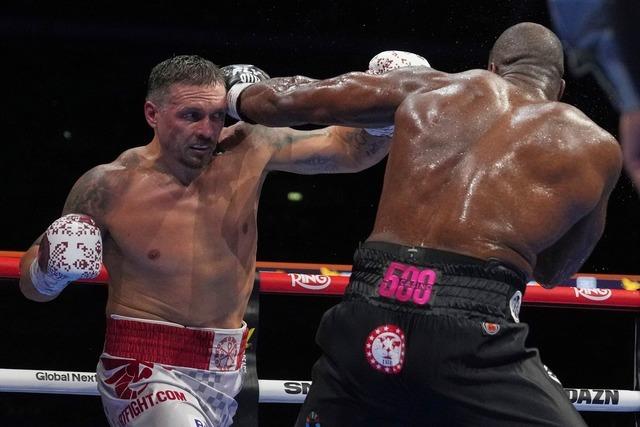 K.-o.-Sieg in London: Usyk unangefochtener Box-Weltmeister