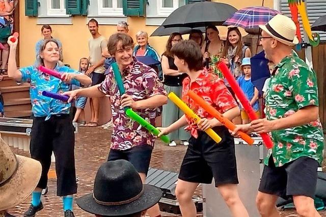 Das Kukuk-Straenfestival Ettenheim begeisterte mit Jonglage, Gauklern, Akrobaten