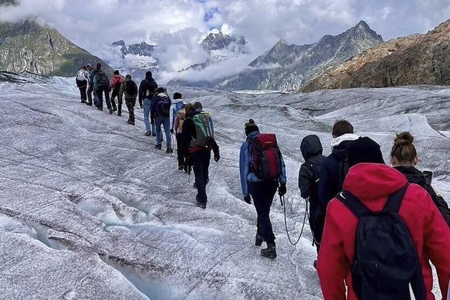 Exkursion zu Gletscher