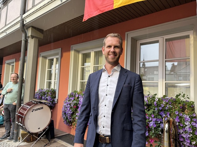 Amtsinhaber Benedikt Eckerle bleibt we...acht Jahre Brgermeister von Ihringen.  | Foto: Sophia Ungerland