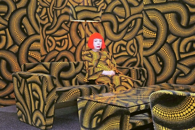 KUSAMA with YELLOW TREE / Living Room ...ine Arts, Victoria Miro, David Zwirner  | Foto:  YAYOI KUSAMA, Courtesy of Ota Fine Arts, Victoria Miro, David Zwirner