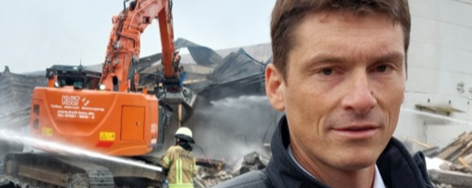 So hat der neue Freiburger Feuerwehrchef den Gro�brand in Hochdorf erlebt