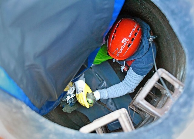 Arbeiten an einem Abwasserkanal (Symbolbild)  | Foto: Michael Bamberger