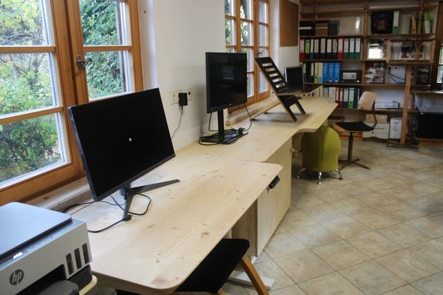 Arbeiten mit Blick ins Grne: Das geht beim neuen Coworking-Space in Freiamt