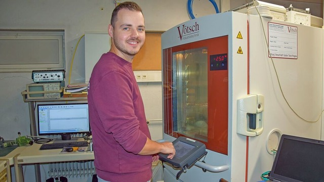 Dominik Lffler, Gruppenleiter in der Fachabteilung Qualittstechnik bei Siedle.  | Foto: S. Siedle & Shne