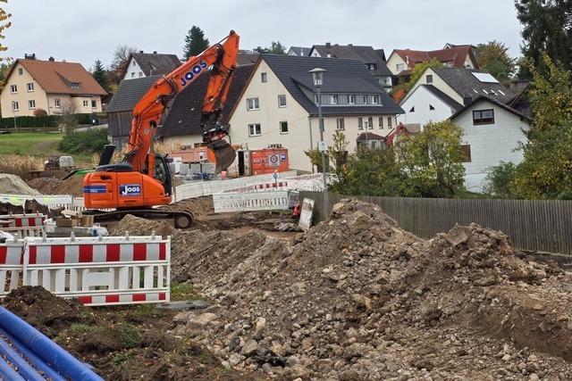 Bei zwei Baustellen in Lffingen zeichnet sich ein Ende der Arbeiten ab