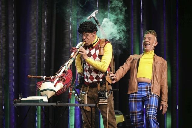 Wortwitz, Spontanitt un reinste Spielfreude mit Oropax im Burghof