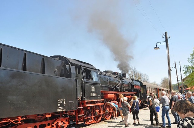 Die Sauschwnzlebahn Blumberg ist unte...istungen an als reine Ausflugsfahrten.  | Foto: Hans Herrmann