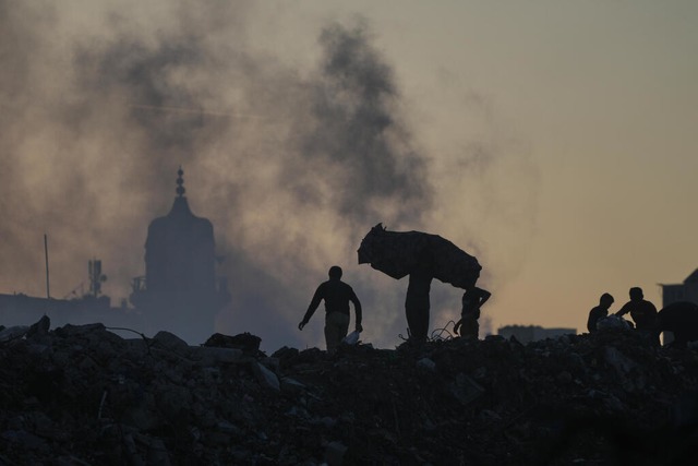 Der Gazastreifen kommt nicht zur Ruhe.  | Foto: Abdel Kareem Hana (dpa) Der Gazastreifen kommt nicht zur Ruhe.  | Foto: Abdel Kareem Hana (dpa)