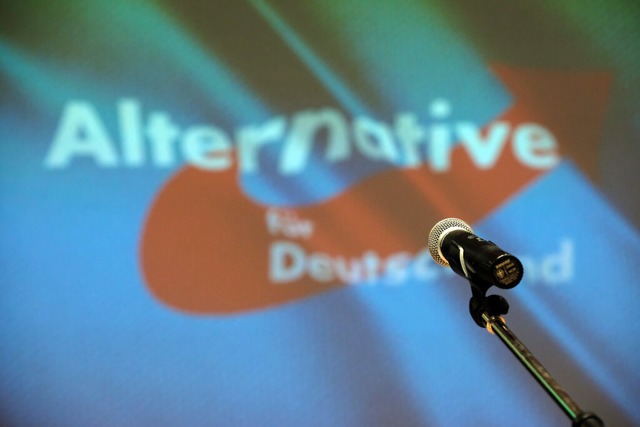 Die AfD im Südwesten startet in Rheinfelden in den Landtagswahlkampf.  | Foto: Sebastian Willnow (dpa) Die AfD im Südwesten startet in Rheinfelden in den Landtagswahlkampf.  | Foto: Sebastian Willnow (dpa)