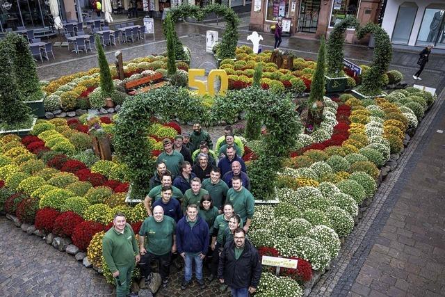 Europa-Park gestaltet Beet zum 50. Geburtstag
