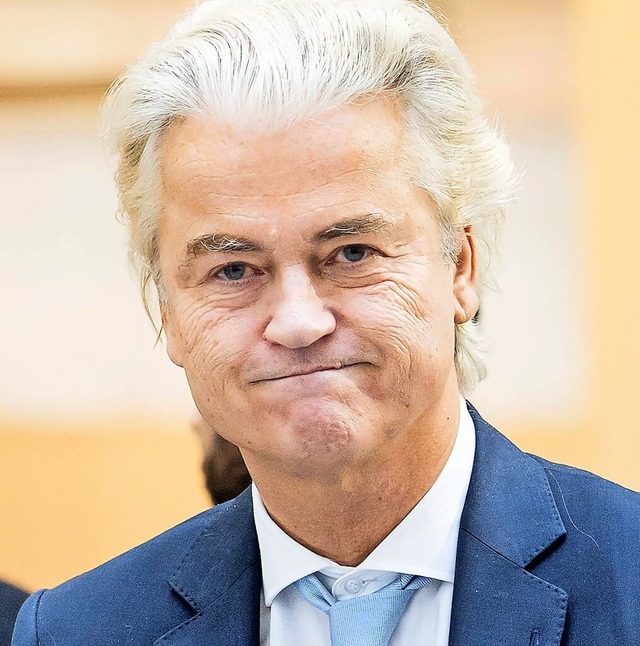 Großer Dämpfer: Geert Wilders am Mittwoch bei der Stimmabgabe.  | Foto: IMAGO/Koen van Weel Großer Dämpfer: Geert Wilders am Mittwoch bei der Stimmabgabe.  | Foto: IMAGO/Koen van Weel