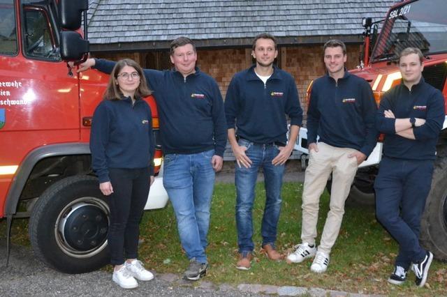 Junge Leute fhren jetzt das Kommando bei der Abteilung Menzenschwand der Freiwilligen Feuerwehr