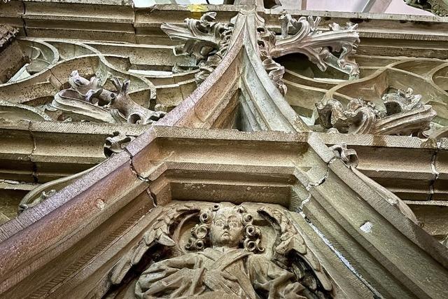 Lettner im Breisacher Mnster wird restauriert