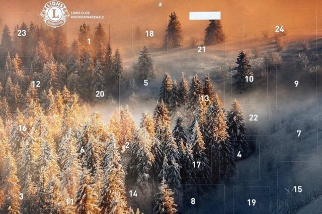 Adventskalender des Lions Club Hochschwarzwald: Türchen öffnen und Gutes tun Adventskalender des Lions Club Hochschwarzwald: Türchen öffnen und Gutes tun