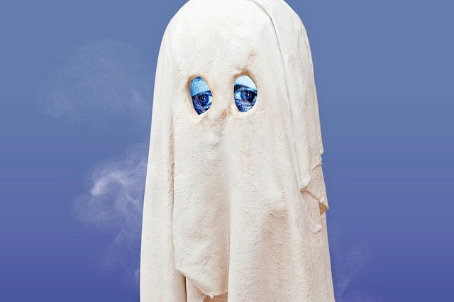 Fantasmino, das Titelmotiv der Geister...ellung, von  dem Knstler Tony Oursler  | Foto: Collection of Tony Oursler