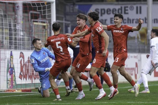 SC Freiburg II trotzt allen Widerstnden und gewinnt 3:2 gegen den TSV Steinbach Haiger