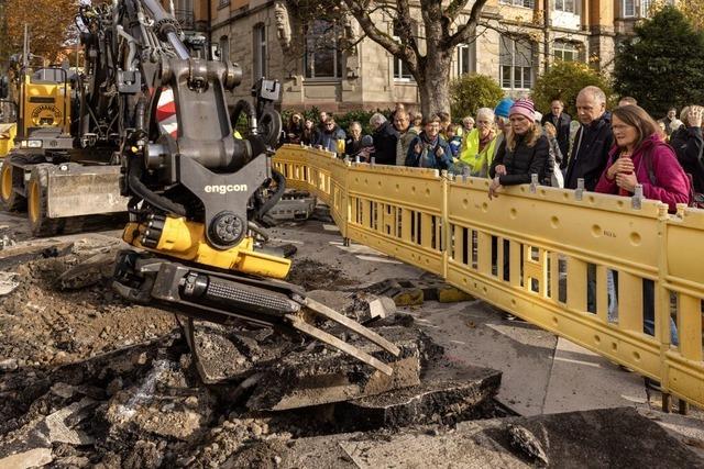 Freiburgs Grnoasen-Programm: Unter Applaus weicht der Asphalt