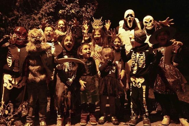 Gruselige Gestalten im Emilienpark