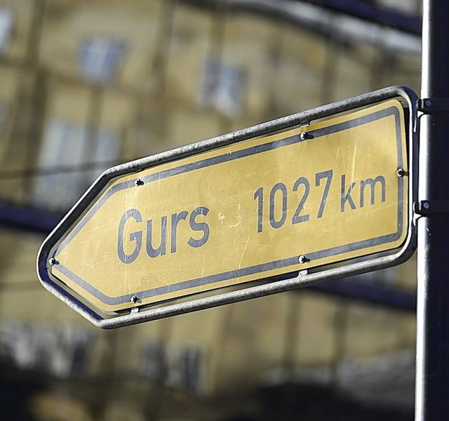 Ein Kilometerschild als Mahnung  | Foto: Ingo Schneider