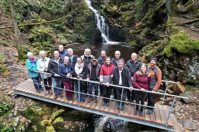 Falkauer Wasserfall-Wanderweg wird im Ehrenamt von Feldbergern wieder passierbar gemacht