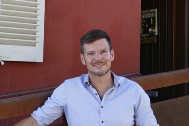 Frisch gewhlter Brgermeister Brcker: 