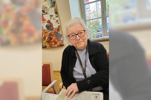 Mit 100 Jahren aktiv: Erna Maria Gwosdz blickt auf ein bewegtes Leben zurck