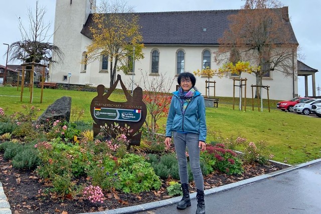Marianne Buchmller mchte als Ortsvor...er Nhe der Pfarrkirche St. Margareta.  | Foto: Elisabeth Baumeister