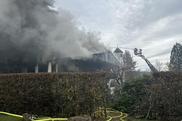 Umweg wegen unfertiger Brcke beim Brand in Schopfheim ist aus Sicht des Feuerwehrchefs "zu vernachlssigen"