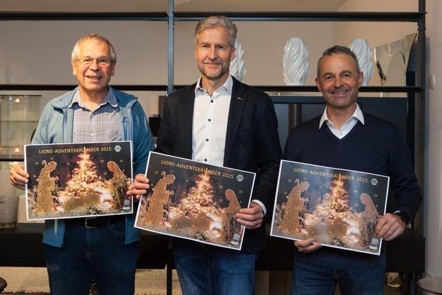 Der Lions Club Waldkirch-Elztal verkauft wieder Adventskalender