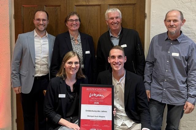 Das Weingut Huck-Wagner aus Efringen-Kirchen ist fr den Weinguide Vinum die Entdeckung des Jahres