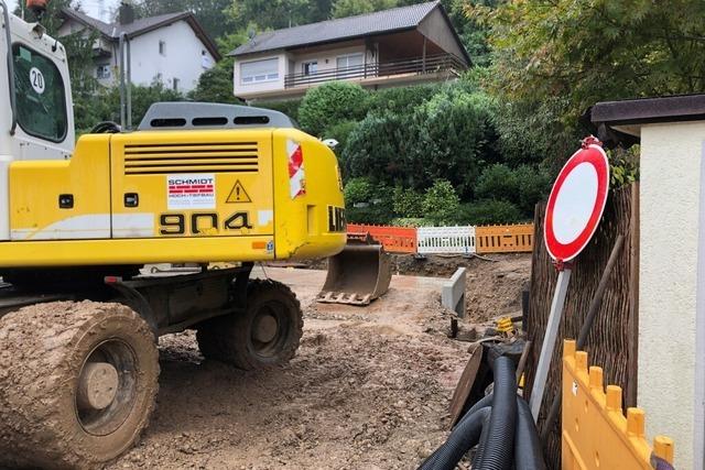 Bauarbeiten rund um die Rosswangbrcke in Lrrach-Brombach sind fast abgeschlossen