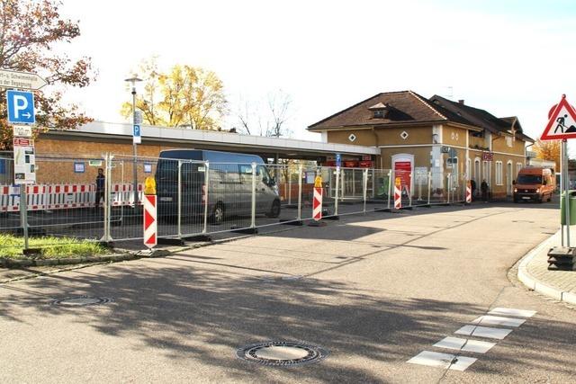 Diskussion um Bahnhofsbaustelle in Grenzach-Wyhlen
