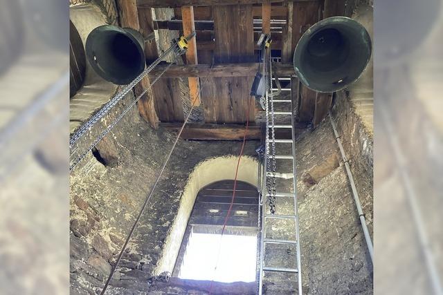 Der Turmhelm von St. Blasius hat Risse