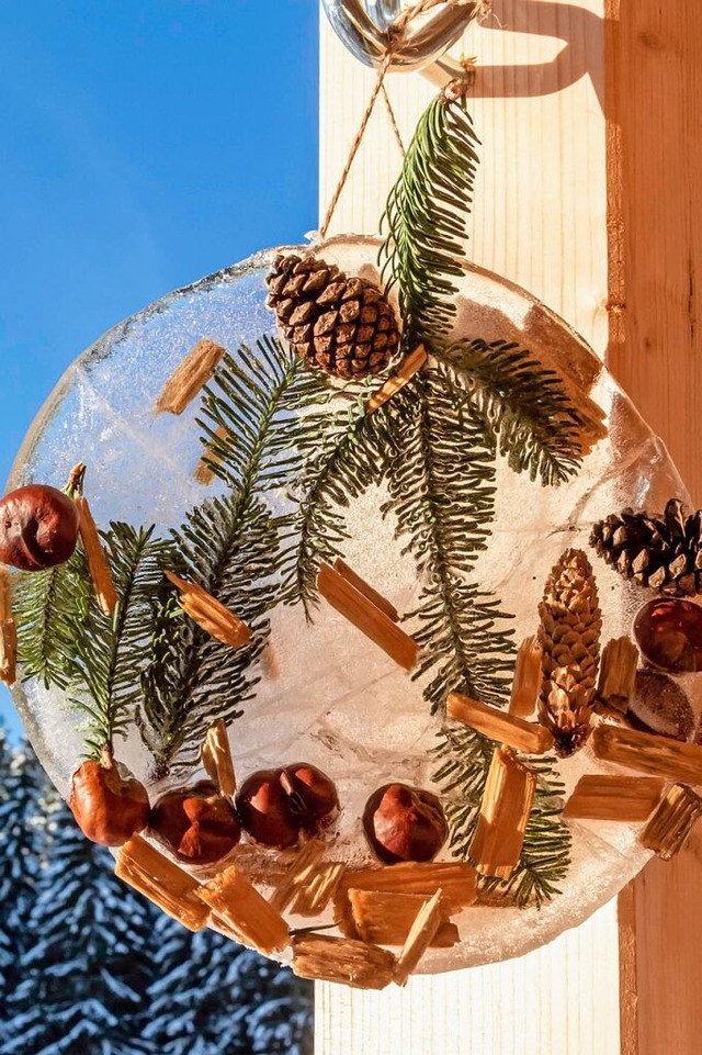 Wenn es die Temperaturen im Winter zul...n Jahr &#8211; mit vergngliche Kunst.  | Foto: Wilfried Dieckmann