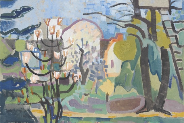 Das Gemlde &#8222;Gartenbild Hofheim&#8220; von Ida Kerkovius  | Foto: Staatsgalerie Stuttgart  