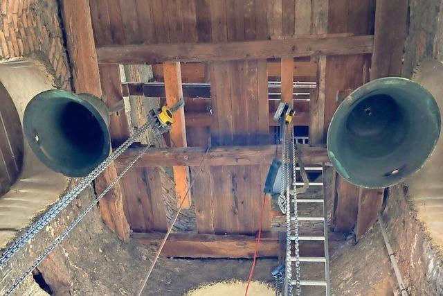 Der Turmhelm von St. Blasius in Wyhl hat Risse