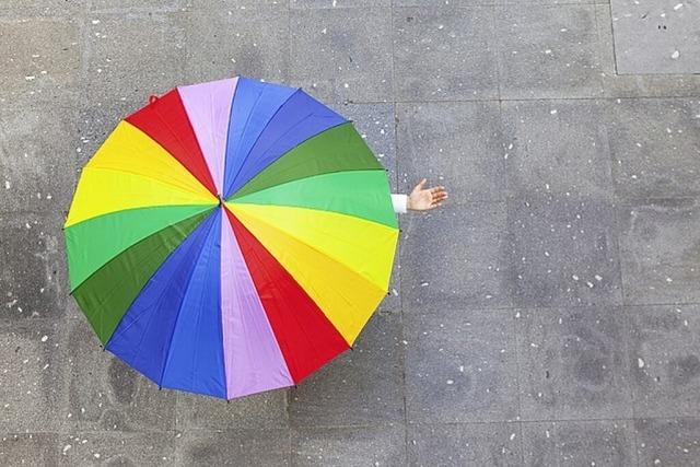 Rechtwinklig zu den Tropfen