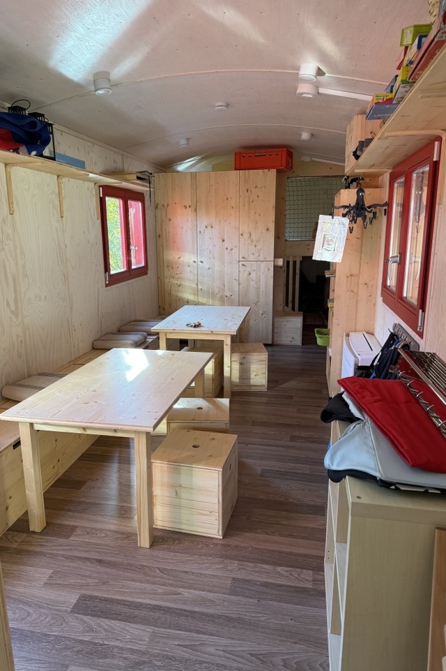 Der Innenraum des Bauwagens  | Foto: Stadt Schopfheim
