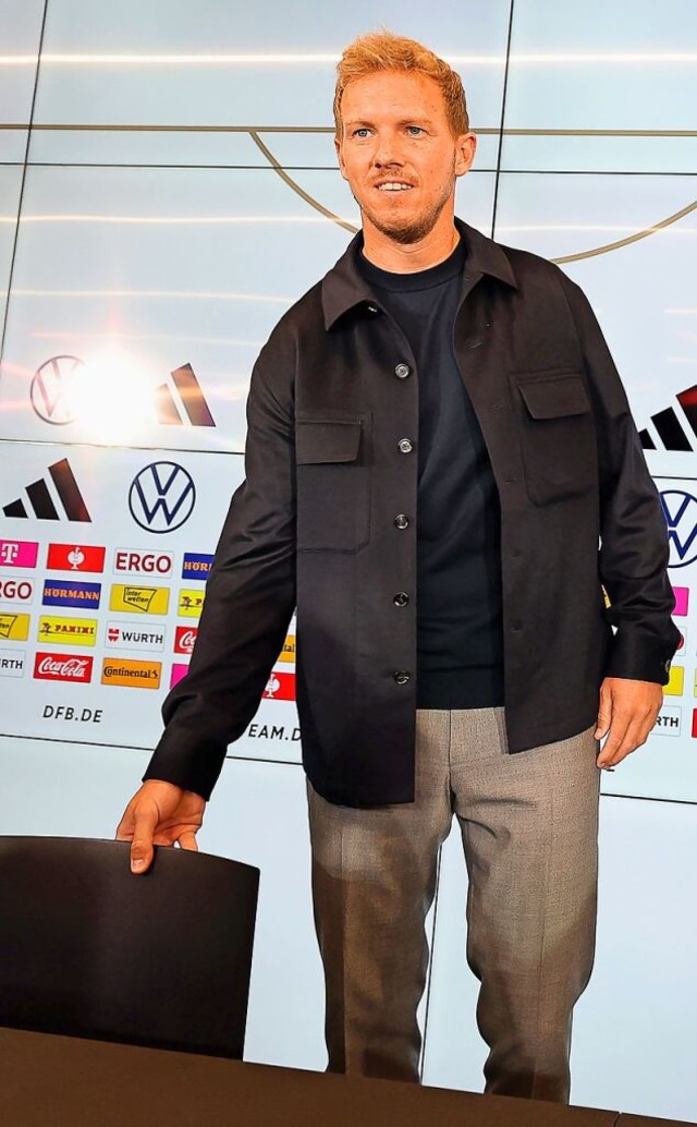 Jetzt beim DFB im Scheinwerferlicht: Julian Nagelsmann  | Foto: Jrg Halisch (dpa)