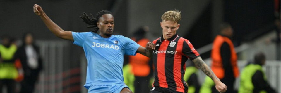 Starkes Spiel des SC Freiburg gegen OGC Nizza mit einem harten Polizei-Einsatz