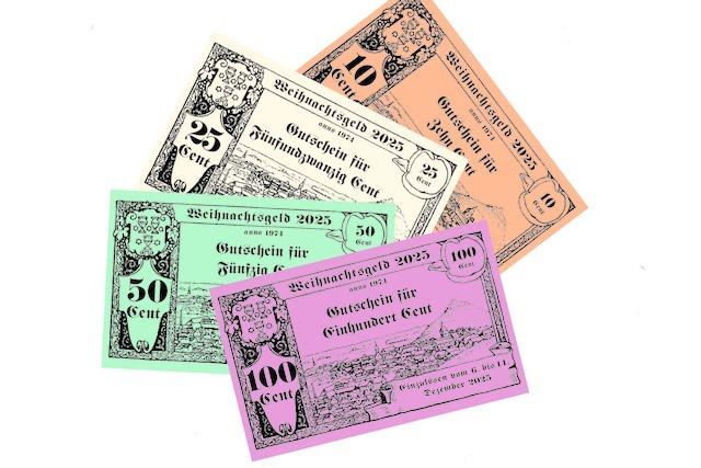 Das Altstaufener Weihnachtsgeld ist wieder erhltlich