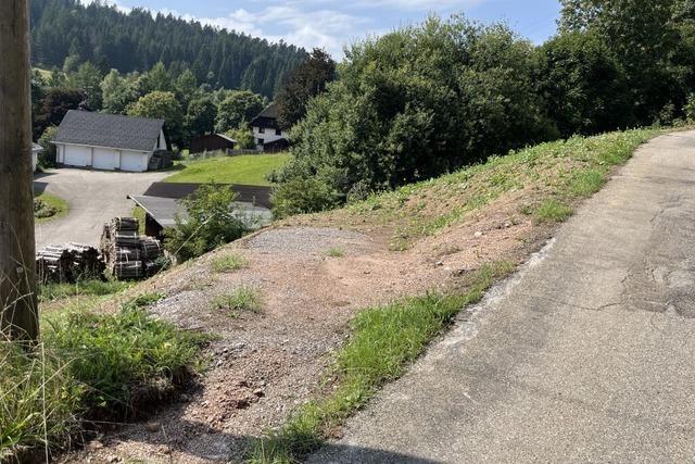 Erinnerungsort fr die abgebrannte Thomaskapelle in Blasiwald nimmt Gestalt an