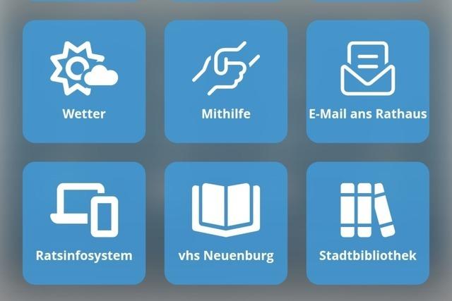 Neue App der Stadt Neuenburg soll digitale Brgernhe erweitern