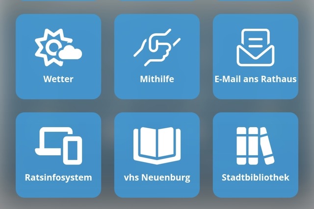 Einen Teil der Nutzungsmglichkeiten d...at-App&#8220; zeigt dieser Screenshot.  | Foto: Hannes Selz (Screenshot)