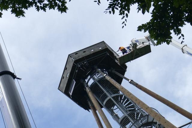 Ohne Wahrzeichen kein Verein: Der Eichbergturmverein will sich auflsen