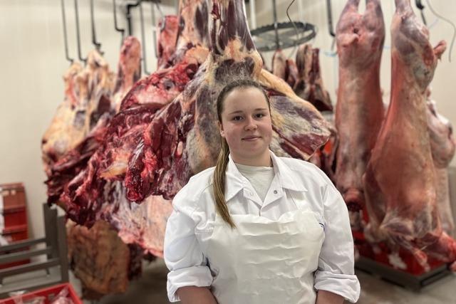 Layla Kaiser ist Metzgergesellin und hat Plne fr einen eigenen Betrieb