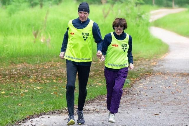 Laufguide-Schulung in Lrrach qualifiziert Lufer fr inklusive Begleitung von Sehbehinderten