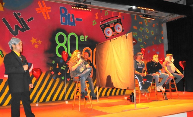 Auch den Darstellern machte der Sketch... &#8222;Herzblatt&#8220; mchtig Spa.  | Foto: Gudrun Gehr